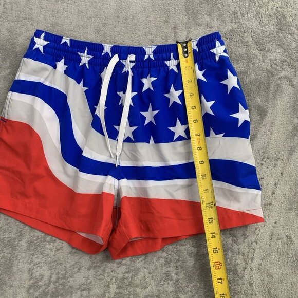 Chubbies The Braves Shorts Mens Large 3.5” Classic Swim Trunk USA Mesh Lined - Picture 2 of 8